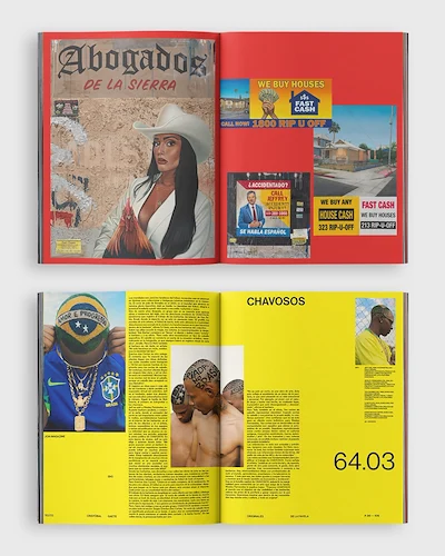 Open Magazine Spreads