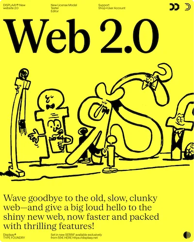 Web 2.0 Typography Advertisement