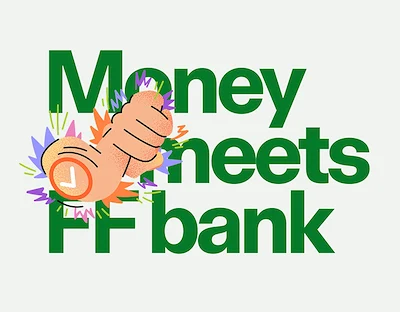 Money meets PF bank Logo Design