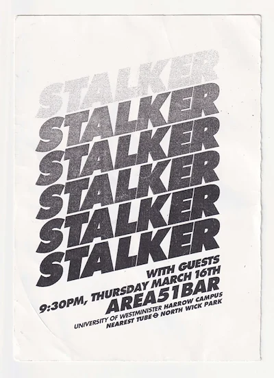 STALKER Concert Poster