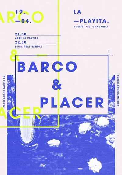 Concert Event Poster for Barco & Placer