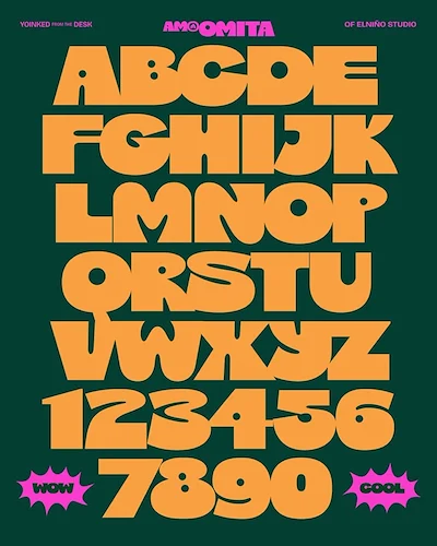 Amoomita Typography Poster